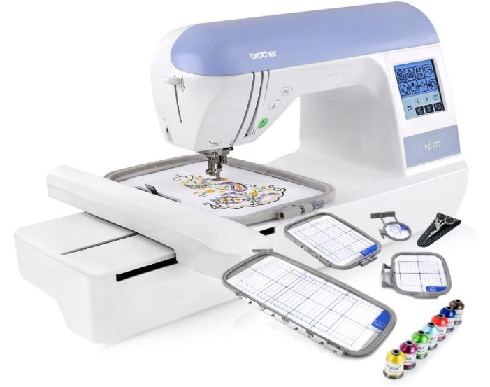 
Brother PE770 Embroidery Machine