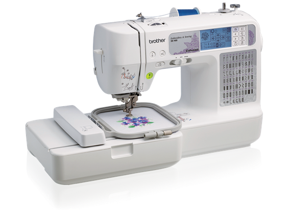 Brother SE400 Combination Computerized Sewing and Embroidery Machine