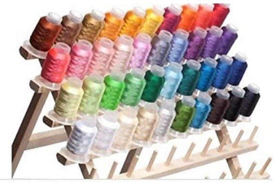 Embroidex 40 Spools Polyester Embroidery Machine Thread