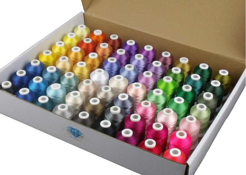 Simthread 63 Brother Colors Polyester Embroidery Machine Thread