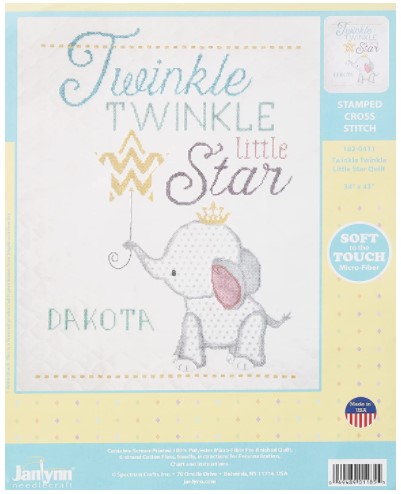 Janlynn Cross Stitch Kit Twinkle Quilt
